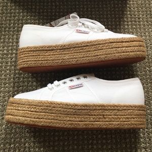 NWT Superga Platform Espadrille Sneakers